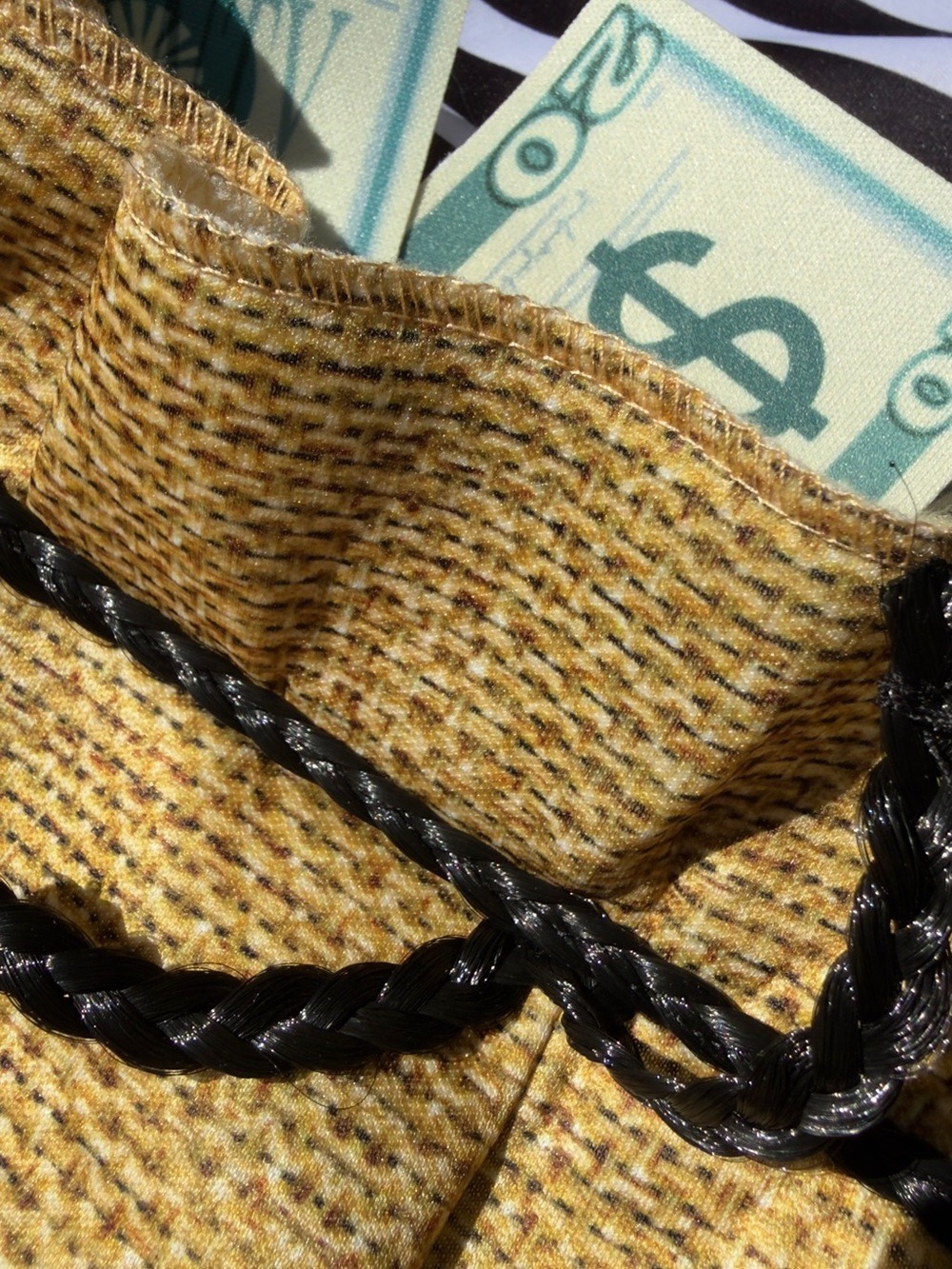 💰 Baby Bank Robber Money Bag Halloween Costume Black White | 6-9 Months - Picture 7 of 7